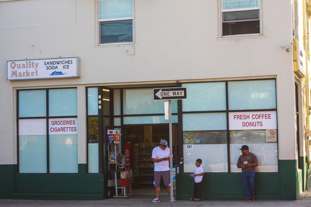 Outside of the garden, availability of fresh, affordable food is sparse in the Beach Flats neighborhood.